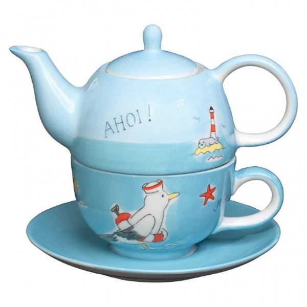 Mila Design Tea for One "Ahoi" Möwe