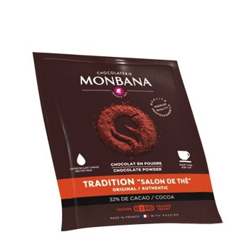Monbana Trinkschokolade Tradition Salon de Thé 32% 20g