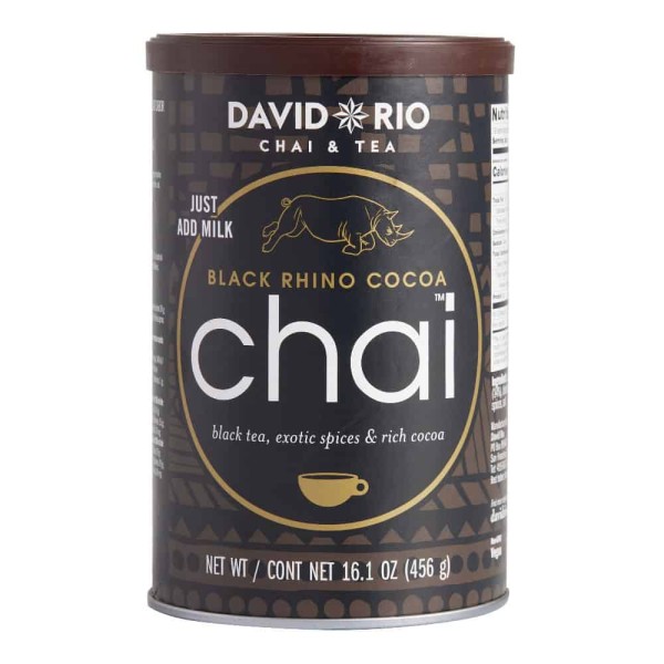 David Rio Chai Black Rhino Cocoa Chai 398g