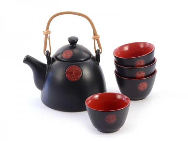 Tee-Set "Hidchi " - langes Leben - aus Keramik