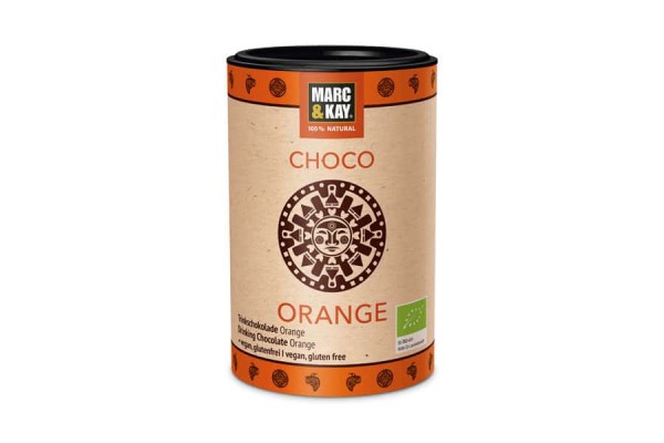 Bio Trinkschokolade Orange 250g Dose