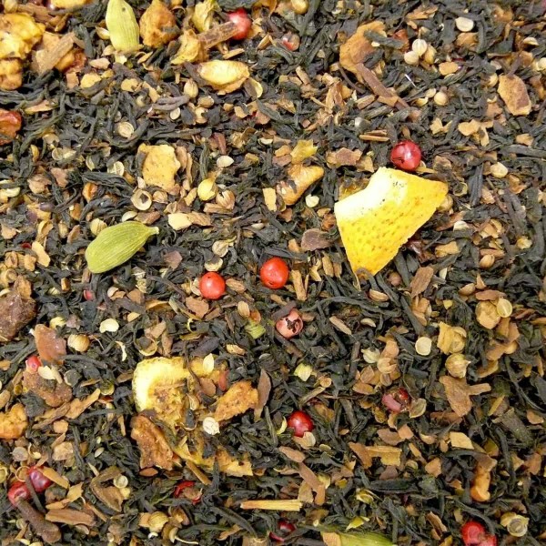 Schwarzer Tee Orangenplätzchen