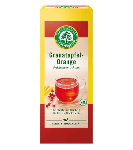 Früchtetee BIO Granatapfel-Orange 20 Teebeutel