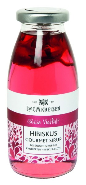 Gourmet-Sirup mit Hibiscus-Blüte 350g