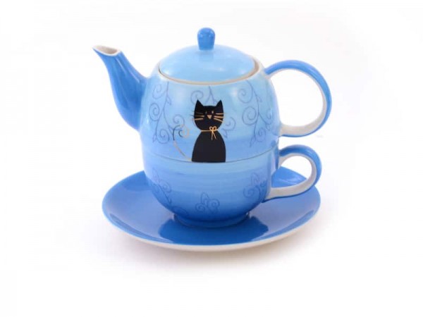 Tea for One Cha Cult "Filou" mit Katze