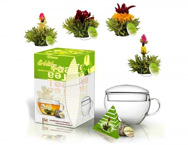 Erblüh Tee - Teelini grüner Tee Geschenkset