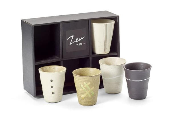 japanisches Teecup Set Zen - Keramik / Steinzeug