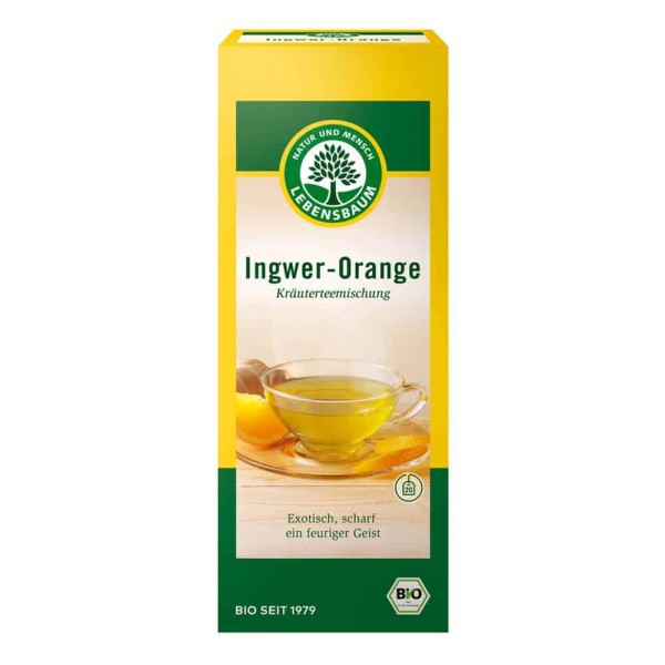 Kräutertee BIO Ingwer-Orange 20 Teebeutel