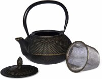 Eisenkanne MAOCI Arare 0,9l in Schwarz-Gold