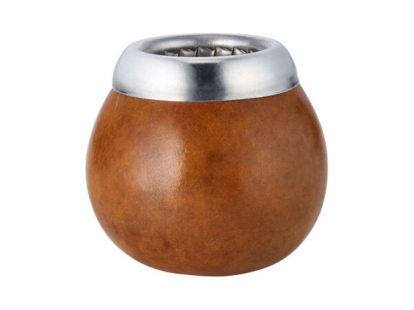 Mate Trinkgefäß Calebasse - hellbraun