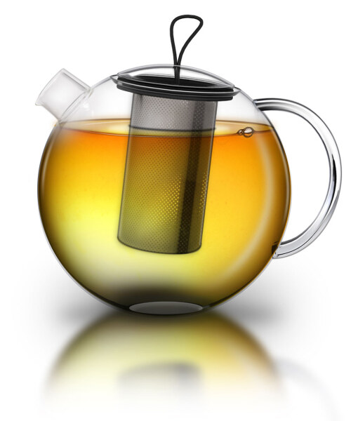 Creano Jumbo Teekanne 1,5l mit Sieb