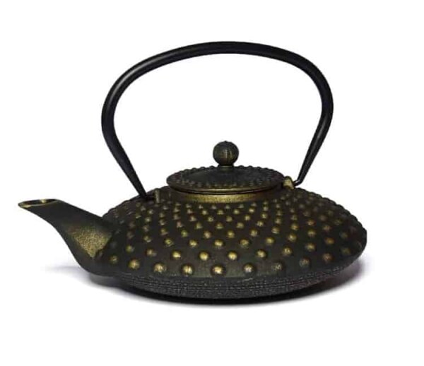 Eisenkanne MAOCI Kambin 0,8l in Schwarz-Gold