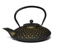 Eisenkanne MAOCI Kambin 0,8l in Schwarz-Gold
