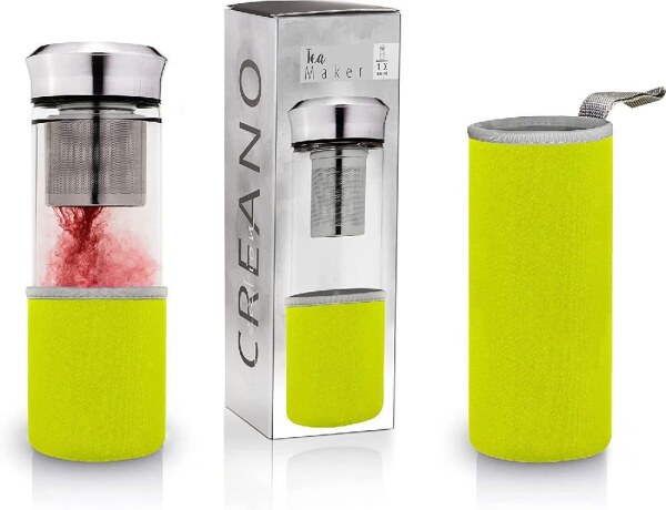 Creano Teamaker 400ml mit Filter grün