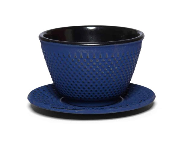 Teecup MAOCI Gusseisen Arare blau