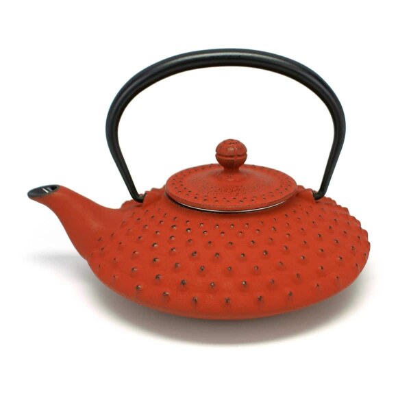 Iwachu - japanische Gusskanne Kambin 0,75l rot