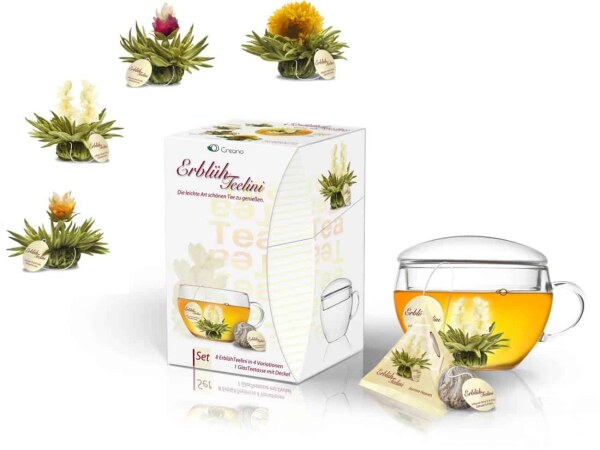 Erblüh Tee - Teelini weißer Tee Geschenkset