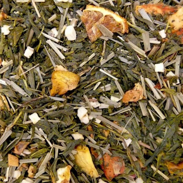 Grüner Tee Sencha Orange-Maracuja