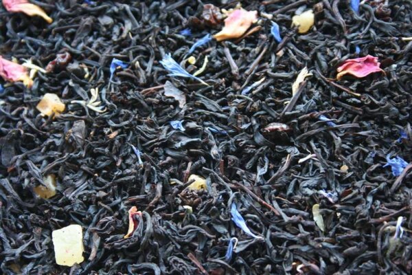 aromatisierter Schwarzer Tee Rosengarten