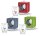 Creano Thermoglas "hummi" doppelwandig, 250 ml - 3 Farben