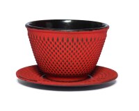 Teecup MAOCI Gusseisen Arare rot
