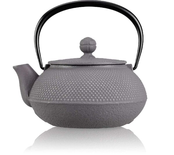 Iwachu - japanische Gusskanne Arare 0,55l grau-silber