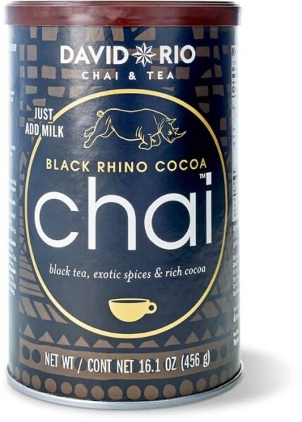 David Rio Chai Black Rhino Cocoa Chai 456g