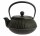 Iwachu - japanische Gusskanne Kiku 0,65l schwarz-gold