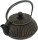 Iwachu - japanische Gusskanne Kiku 0,65l schwarz-gold