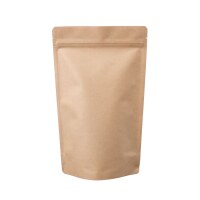 10 x Standbodenbeutel Kraftpapier braun *Alu-frei *