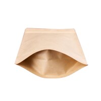10 x Standbodenbeutel Kraftpapier braun *Alu-frei *