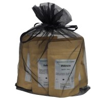 Probierset Schwarzer Tee aromatisiert im Organza Beutel