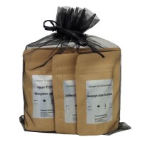 Probierset Schwarzer Tee nicht aromatisiert im Organza...