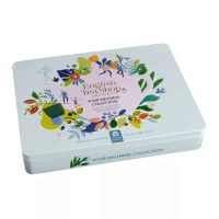Tee-Geschenkbox aus Metall "Wellness-Kollektion" mit 36 BIO-Tees