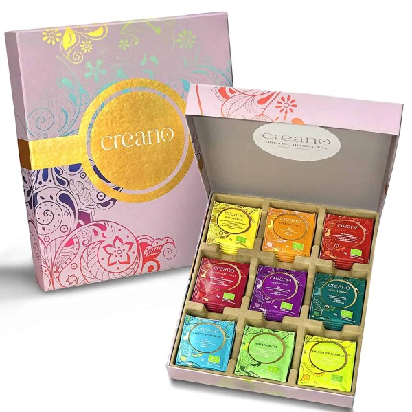 Creano Bio-Kräuter Tee – 45er Mix-Geschenkbox