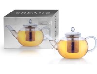 Creano Glas Teekanne “flach” 1,2L