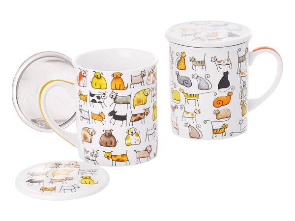 Kräutertee-Tassen Cha Cult "Dodo & Bodo" 2er Set
