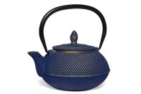 Eisenkanne MAOCI Arare 0,9l Blau-Gold