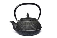 Eisenkanne MAOCI Arare 0,9l Schwarz-Silber