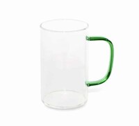 Teeglas mit Henkel 0,2l grün