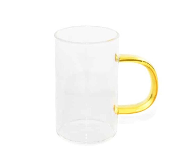 Teeglas mit Henkel 0,2l gold
