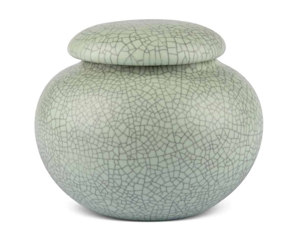 Maoci - Teedose/Zuckerdose Porzellan 440ml Green/Crackle