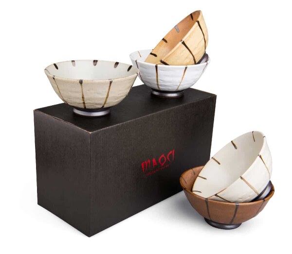 MAOCI - Japan Design Teeschalen 5er Geschenkset 200ml