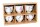 Maoci 6er Set Japan Design Teeschale Motiv Porzellan 50ml