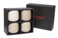Maoci - jap. Teebecher 4er Geschenkset hell 170ml