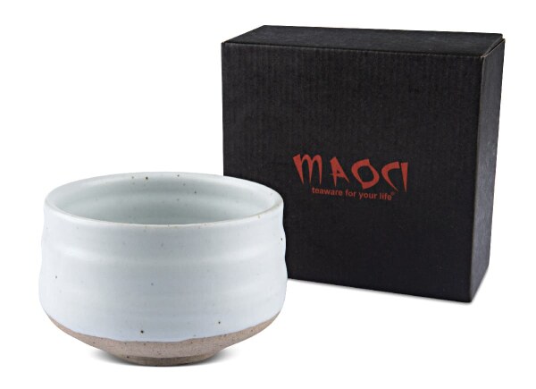 Maoci - Matcha-Schale 400ml hell Geschenkbox