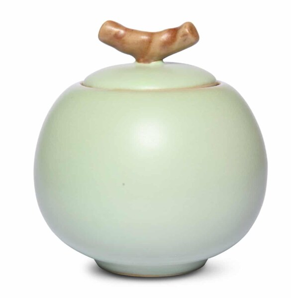 Maoci - Teedose / Zuckerdose Porzellan 500ml pastellgrün