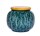 Maoci - Japan Design - Porzellan Teedose 250ml Türkisblau-meliert