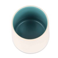 Maoci - japanischer Teebecher 300ml Sandfarben/Türkis