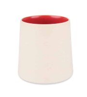 MAOCI Scoon Teebecher 300 ml Sandfarben-Karminrot –...